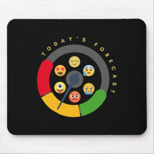 Today's Forecast Mood Metre For Mental Health Mouse Mat