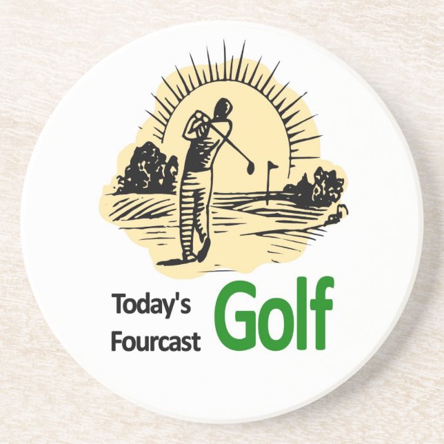 Todays Fourcast "Golf" Coaster (Front)
