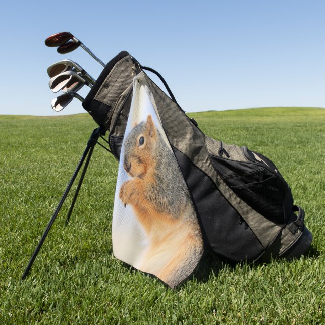 Todays furball   golf towel (Green)