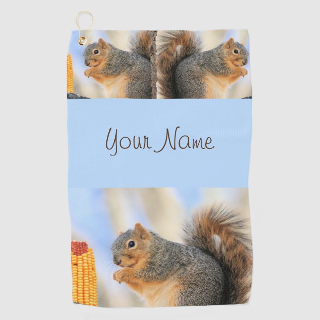 Todays furrball golf towel (Front)