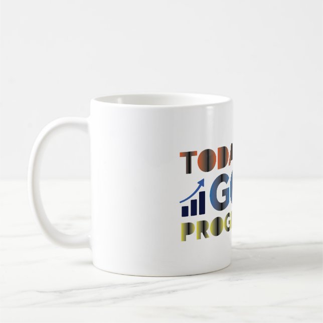 Today's Goal Progress Coffee Mug (Left)