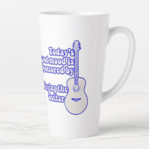 Today's good mood is sponsored by the guitar latte mug
