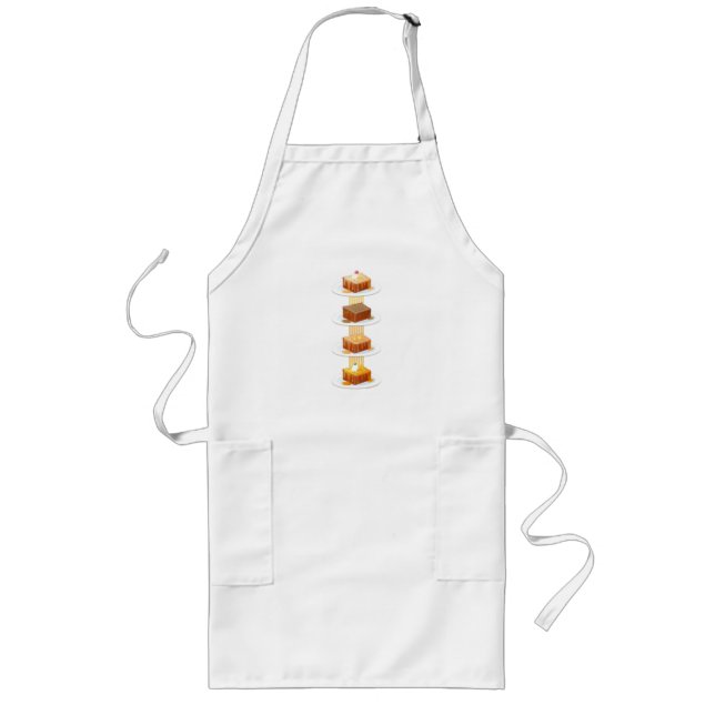Today's honey toast Long Apron (Front)