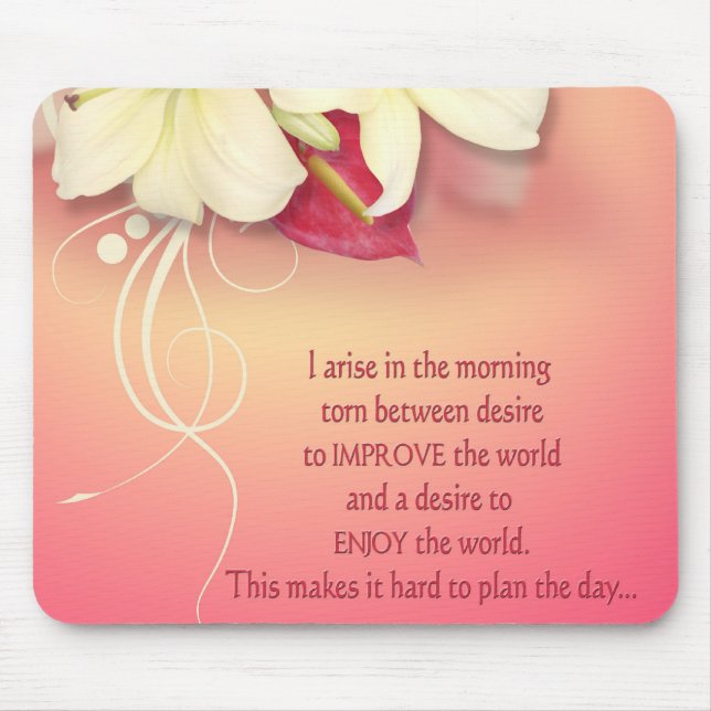 Today's Inspiration Mouse Mat (Front)