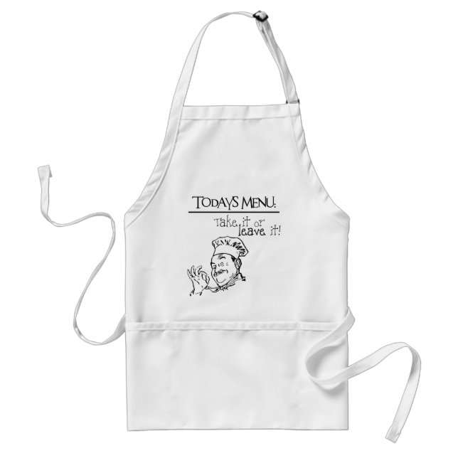 Todays Menu Apron (Front)