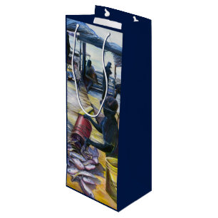 Today's Menu, Harbour Island, Bahamas Wine Gift Bag