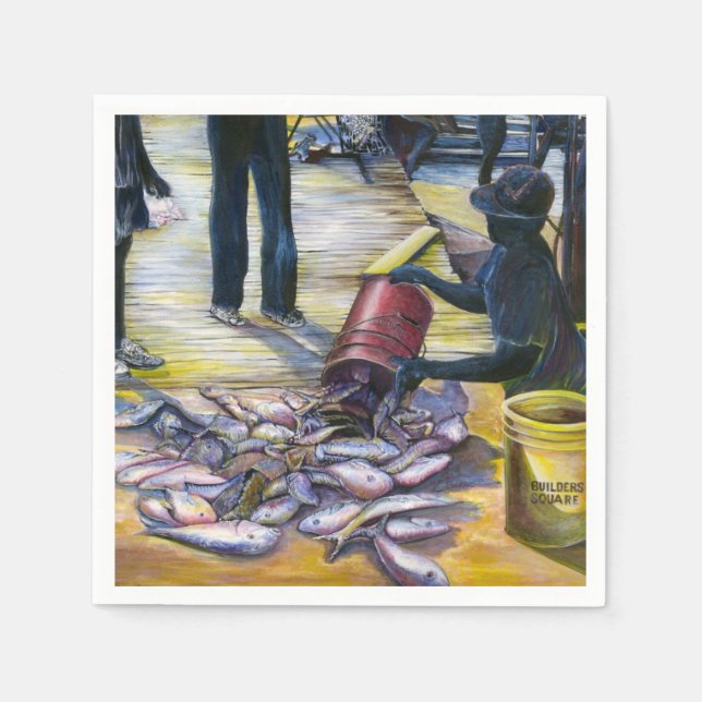 Today's Menu, Harbour Island Napkin (Front)