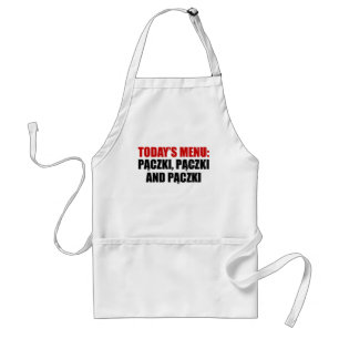 Today's Menu: Paczki Funny Standard Apron