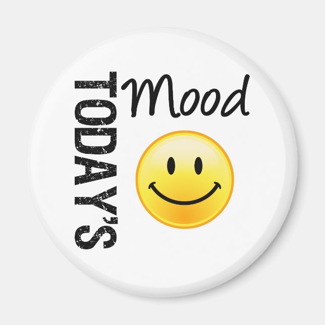 Today's Mood Smile Magnet (Front)