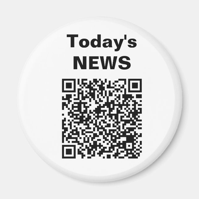 Today's NEWS Refrigerator Magnet (Front)