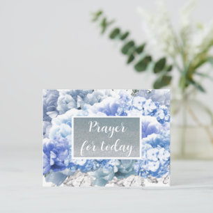 Today's Prayer Scripture Faux Glitter Postcard