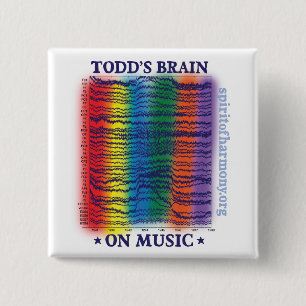 todd-brain 15 cm square badge