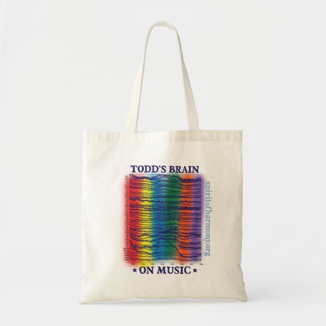 todd-brain tote bag (Front)