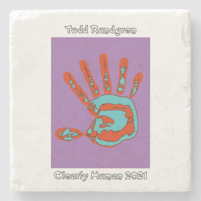 Todd Rundgren Clearly Human Coaster (Front)