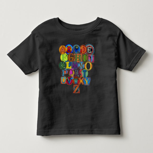 Toddler Alphabet T-Shirt (Front)