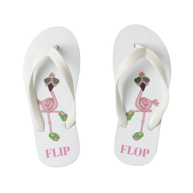Toddler and Kids Flip Flops - Flip and Flop Twins (Footbed)