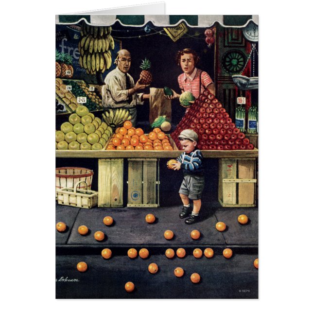 Toddler and Oranges (Front)