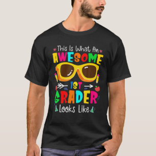 Toddler Back To School 1St Grade Awesome First Gra T-Shirt