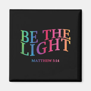 Toddler Be The Light God Son Sister Brother Christ Magnet