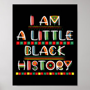 Toddler Black History Month African American Kids Poster