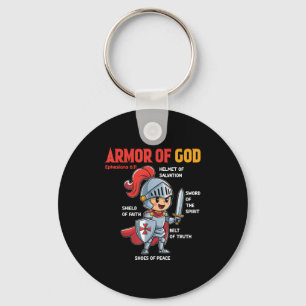 Toddler Boy Armor Of God Brother Son Men Kid Chris Key Ring