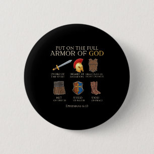 Toddler Boy Armour Of God Brother Son Men Kid Chri 6 Cm Round Badge