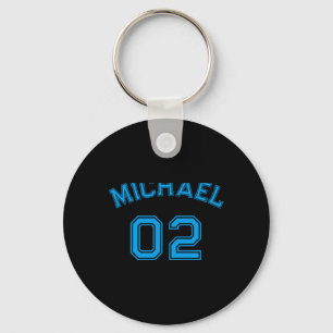 Toddler Boy Blue Name Jersey Number Srts Cotton To Key Ring