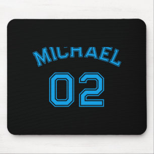 Toddler Boy Blue Name Jersey Number Srts Cotton To Mouse Mat