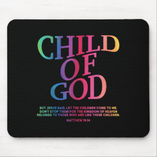 Toddler Boy Child Of God Christian Jesus Son Siste Mouse Mat