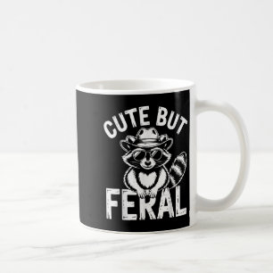 Toddler Boy Cute But Feral Racoon Cowboy Trash-pa Coffee Mug