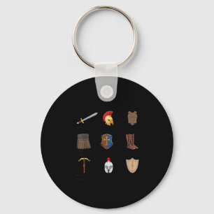 Toddler Boy God Says I Am Armor Of God Brother Son Key Ring