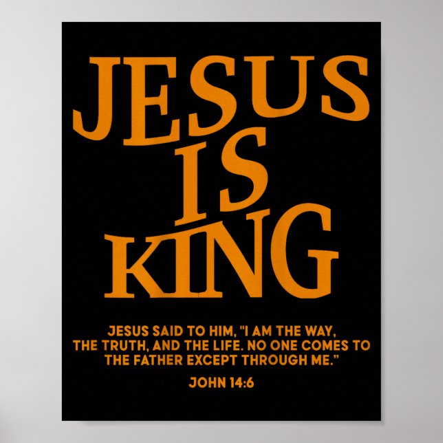 Toddler Boy Jesus Is King Camo Christian God Son S Poster (Front)