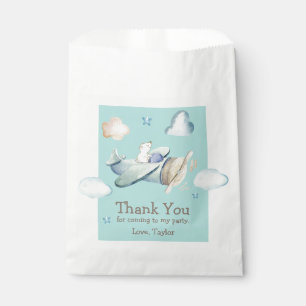 Toddler Boy's Aviation Theme Birthday Thank You Favour Bags