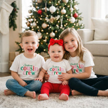 Toddler Christmas Cousin Crew Matching Family