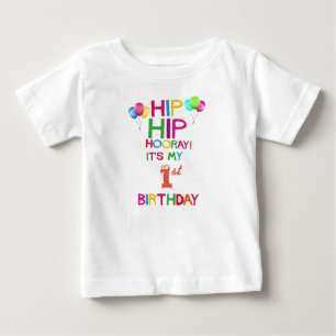 Toddler Custom Happy Birthday Party Baby T-Shirt