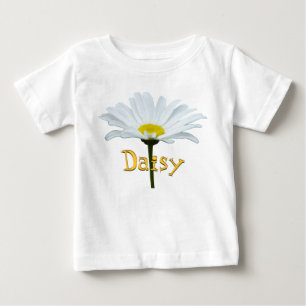 Toddler Daisy T-shirt Personalise Daisy Baby Shirt