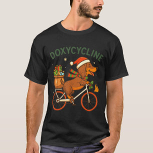 Toddler Doxycycline Long Hair Dachshund Christmas  T-Shirt