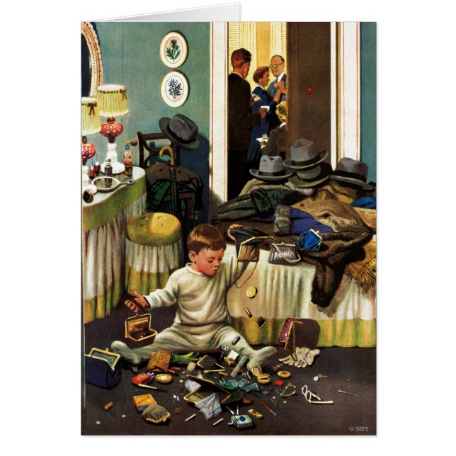 Toddler Empties Purses (Front)