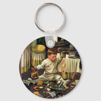 Toddler Empties Purses Key Ring