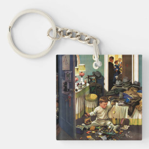 Toddler Empties Purses Key Ring