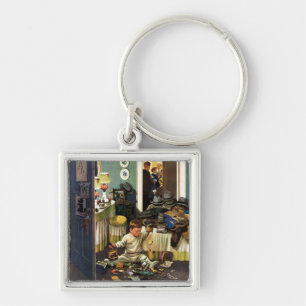 Toddler Empties Purses Key Ring