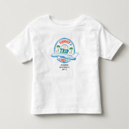 Toddler Family Vacation Beach Summer Custom T-Shirt