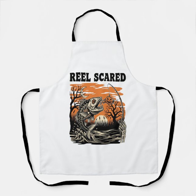 Toddler Fishing Halloween Apron (Front)