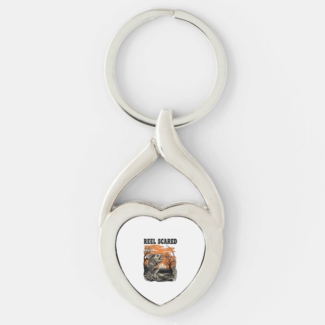 Toddler Fishing Halloween Key Ring (Front)