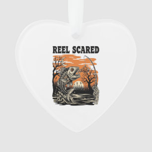 Toddler Fishing Halloween Ornament