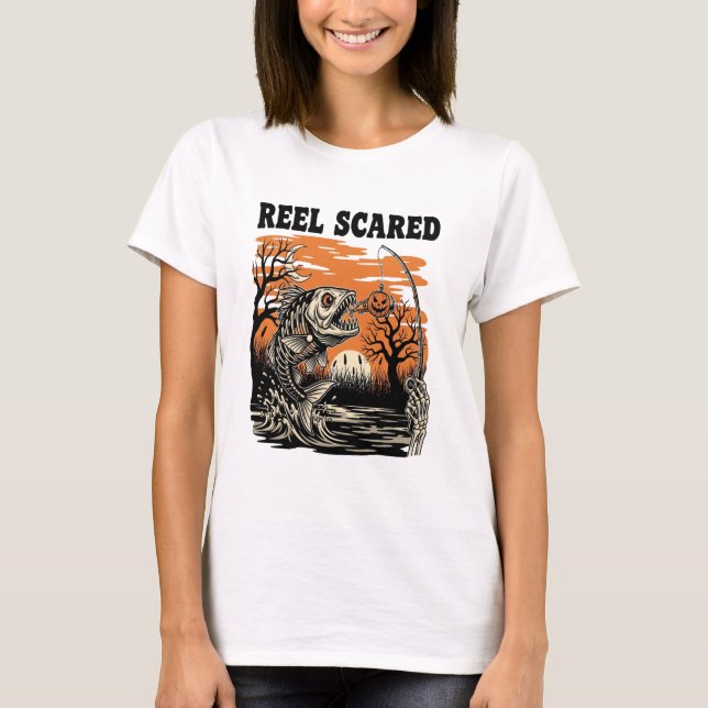 Toddler Fishing Halloween T-Shirt (Front)