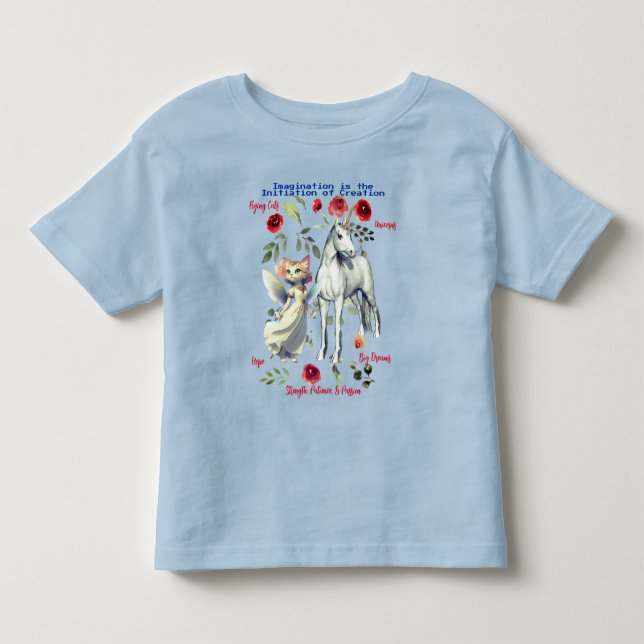 Toddler Fun Unicorn Cats Fun T-Shirt (Front)
