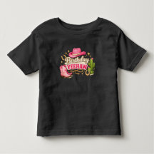 Toddler Girl Birthday Yeehaw Shirt | Pink tee