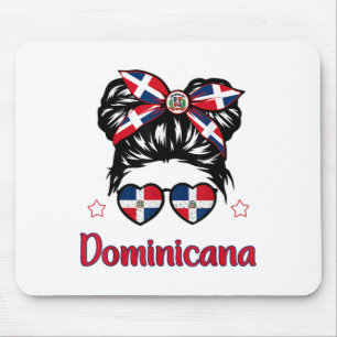 Toddler Girl Dominican Republic-shirt Flag Hispani Mouse Mat