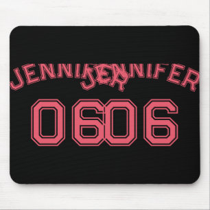 Toddler Girl Nk Name Jersey Number Srts Cotton Tod Mouse Mat